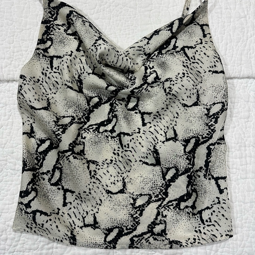 Snakeskin Print Camisole
